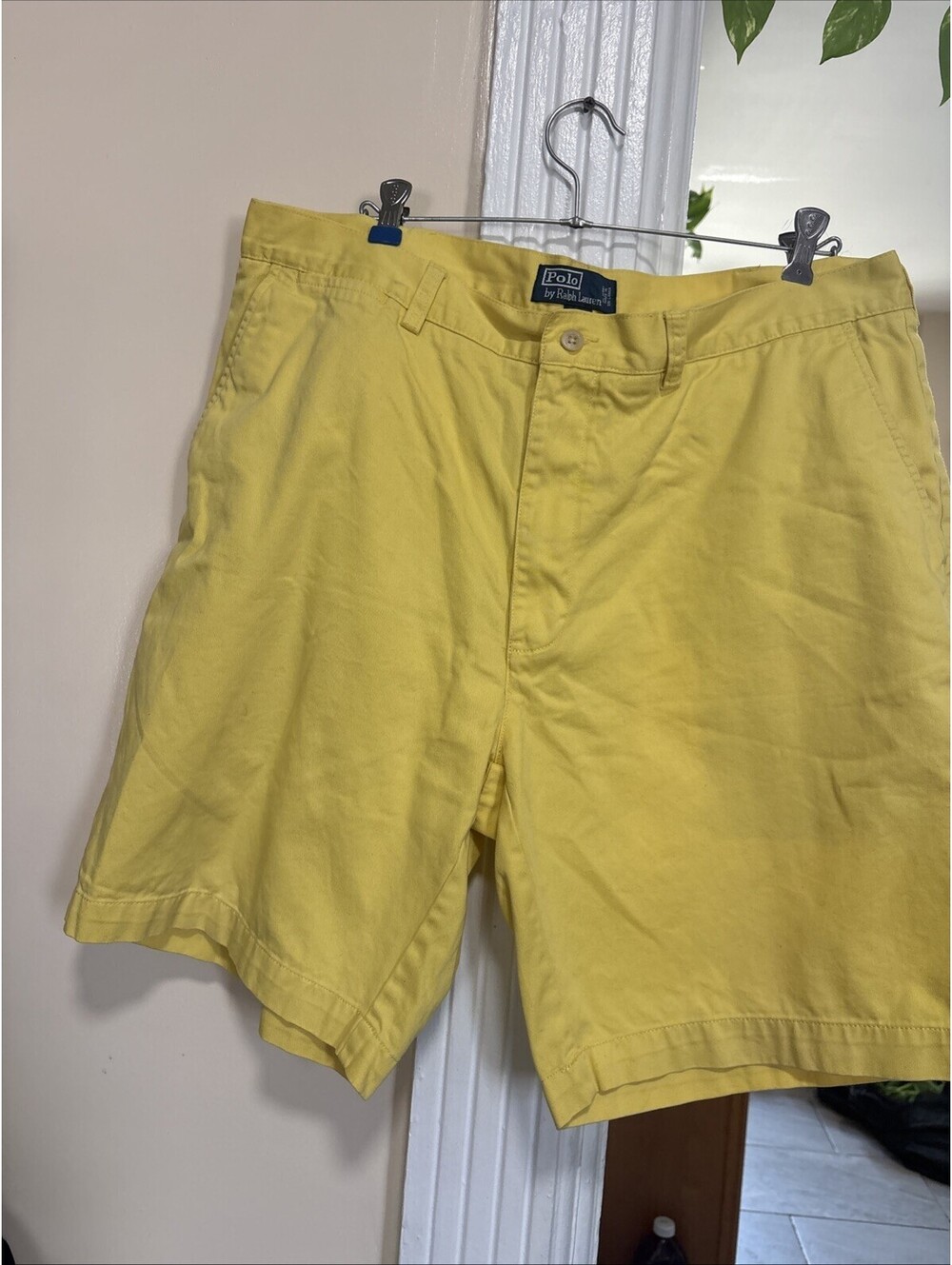 Ralph Lauren Men's Polo Chino Shorts, Classic Coral, 20"L Yellow L21 W38